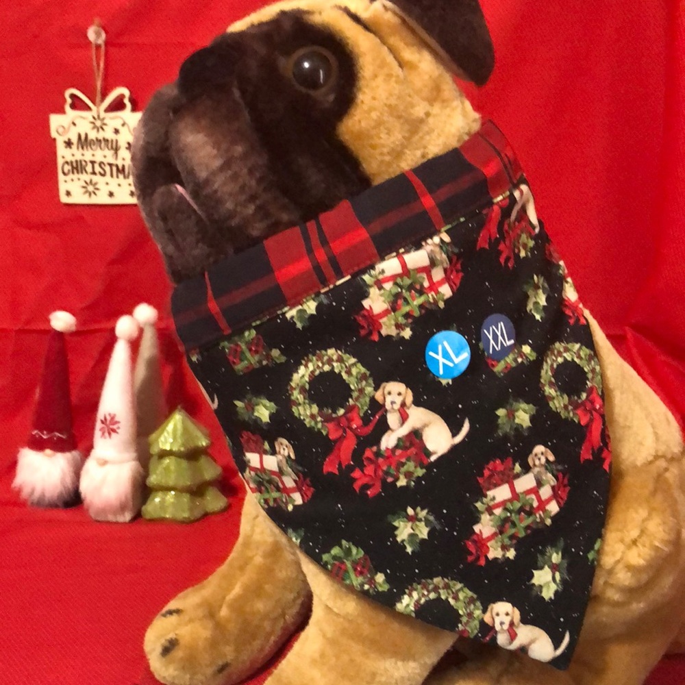 Homemade pet bandanna
